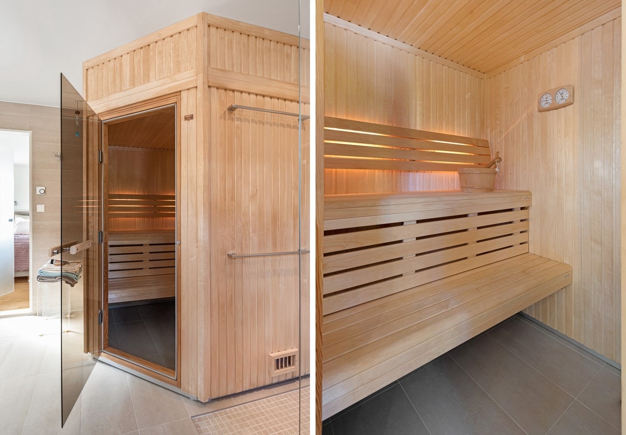 Baderom tilknyttet hovedsoverom Galleribilde