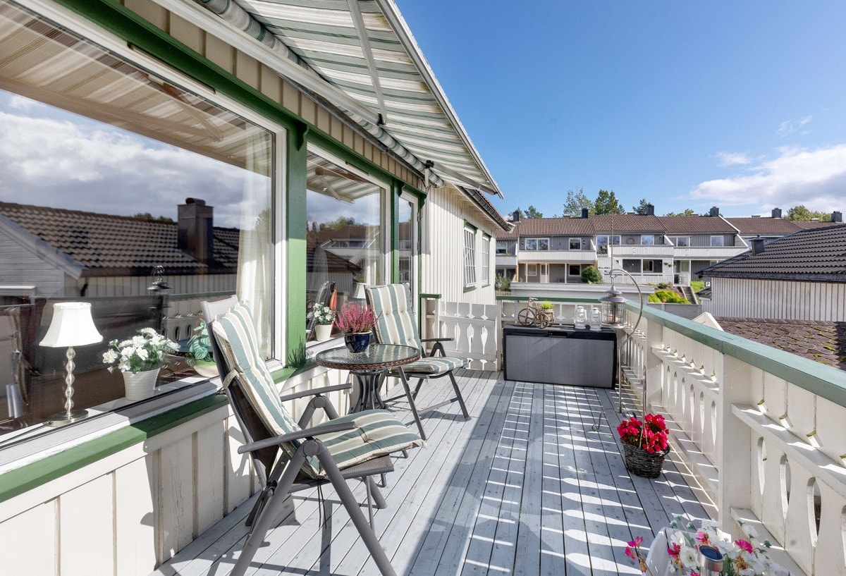 Fra terrassen Galleribilde