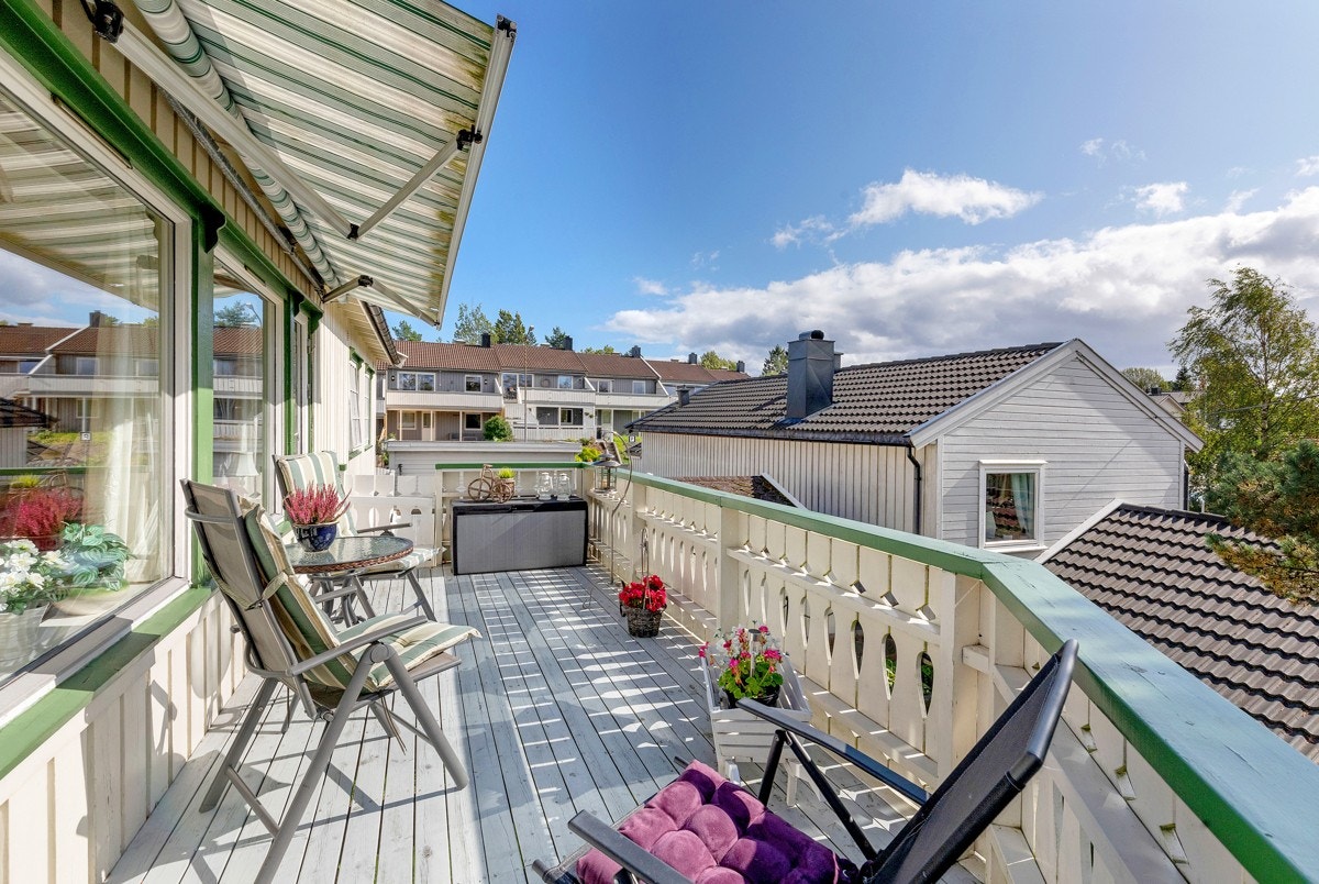 Fra terrassen Galleribilde