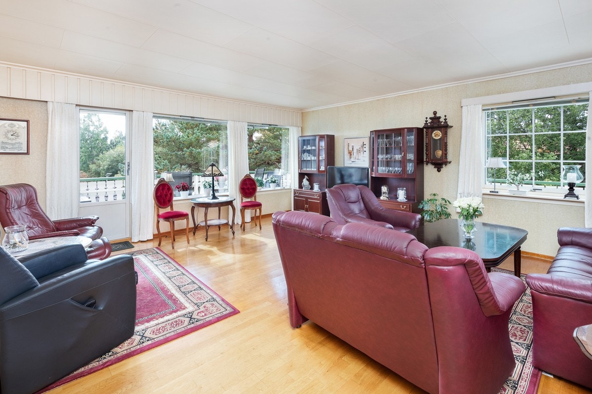 Stue med parkett Galleribilde