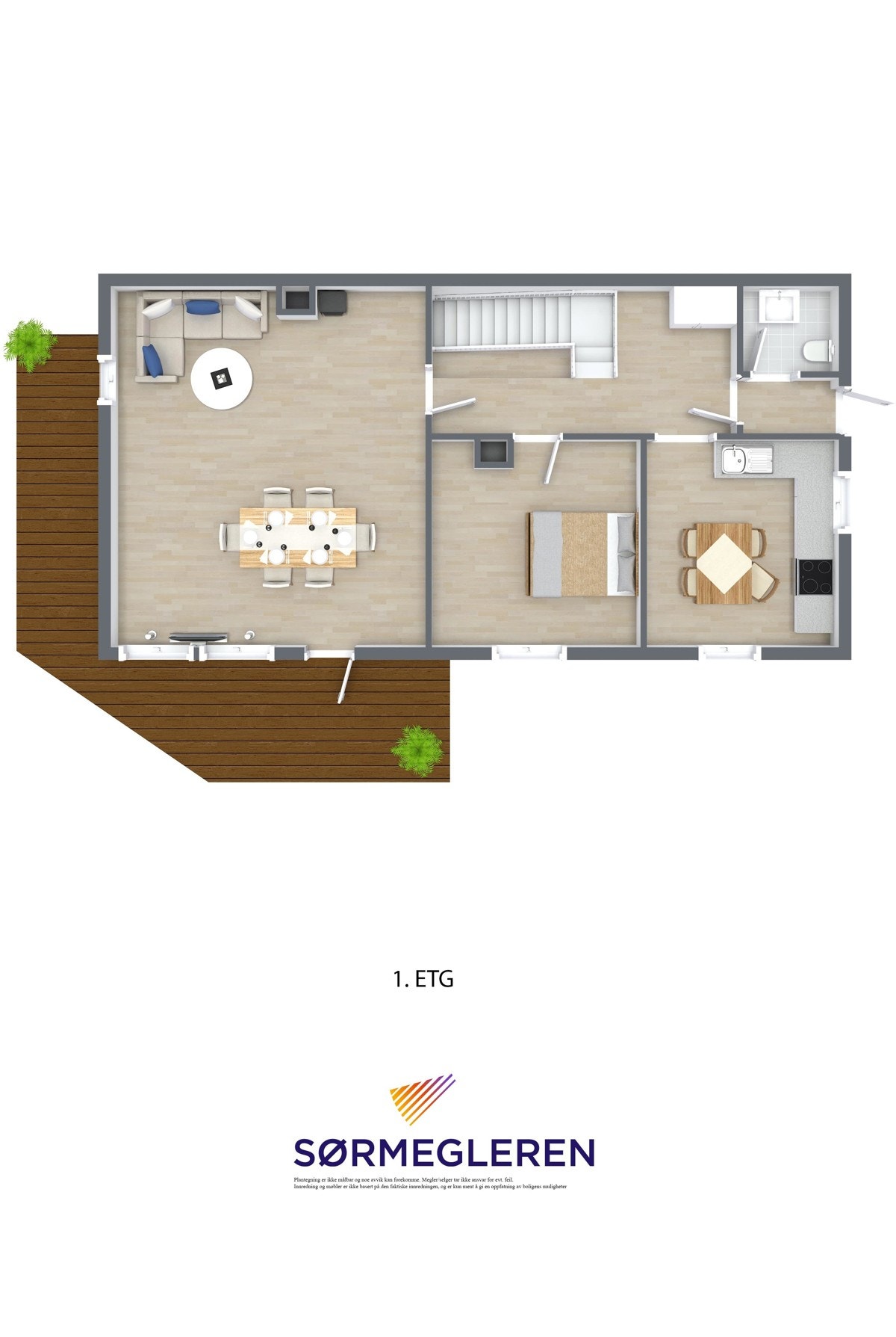 Plantegning 1. utg. Galleribilde