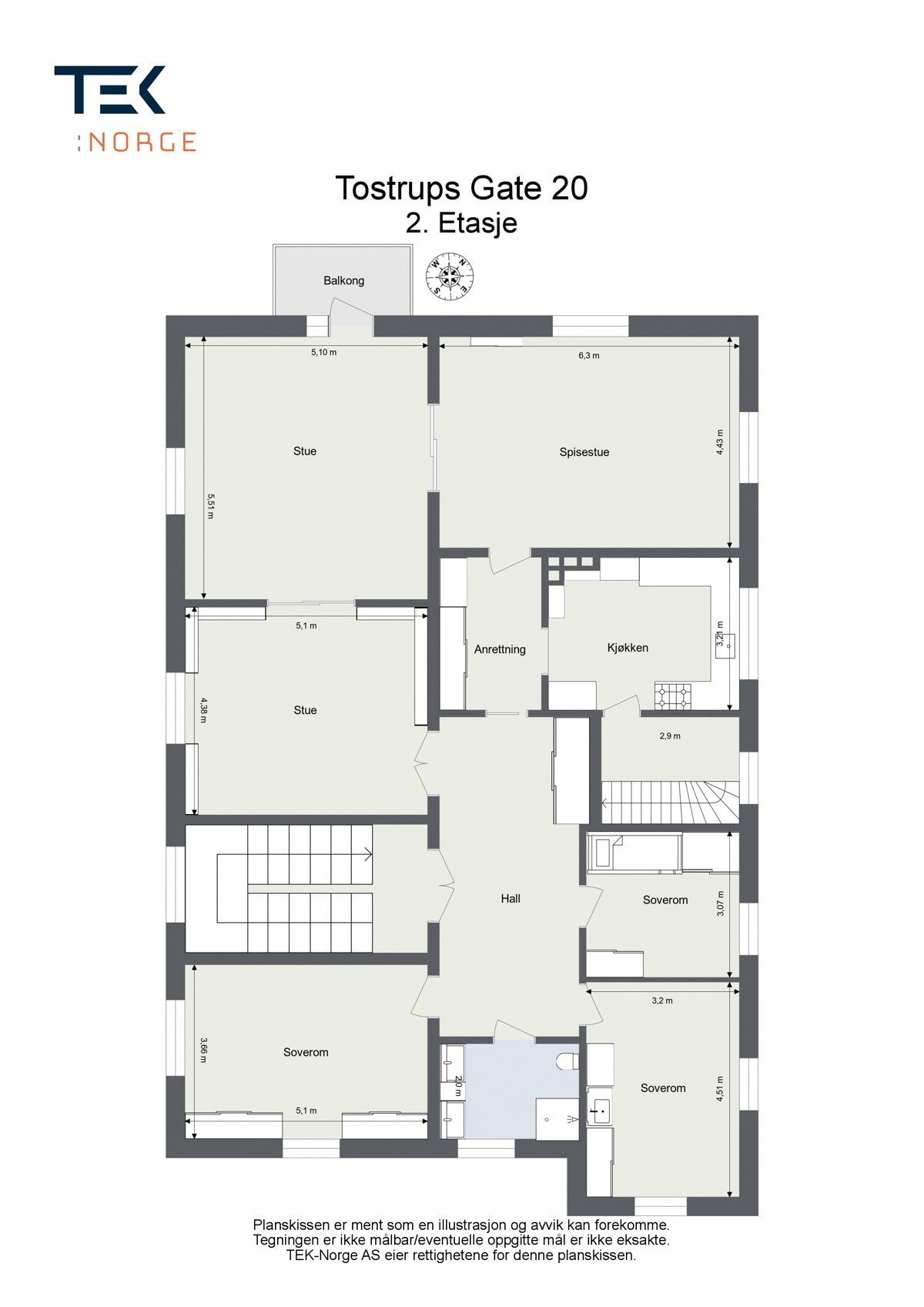 Plantegning Galleribilde