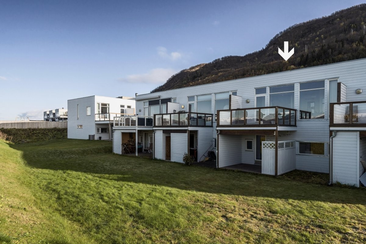Rekkehus i et barnevennlig område på Kaldslett