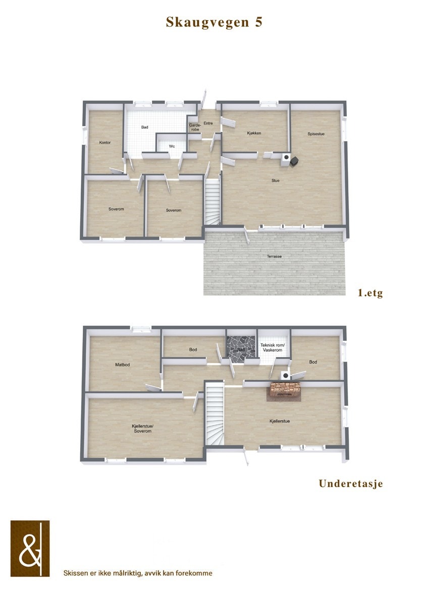 Plantegning Galleribilde