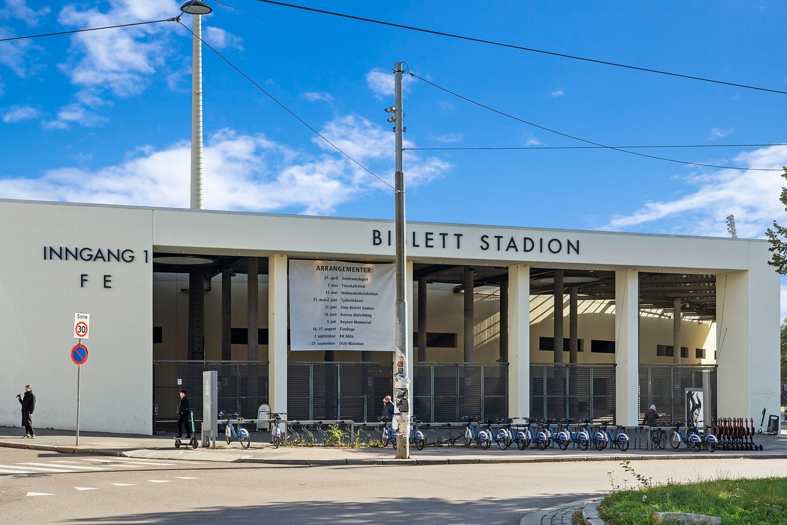 I området er også Bislett Stadion. Galleribilde