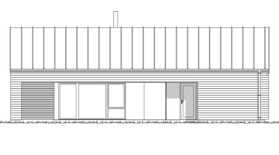 Fasadetegning. Galleribilde