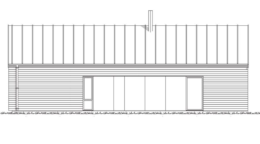 Fasadetegning. Galleribilde