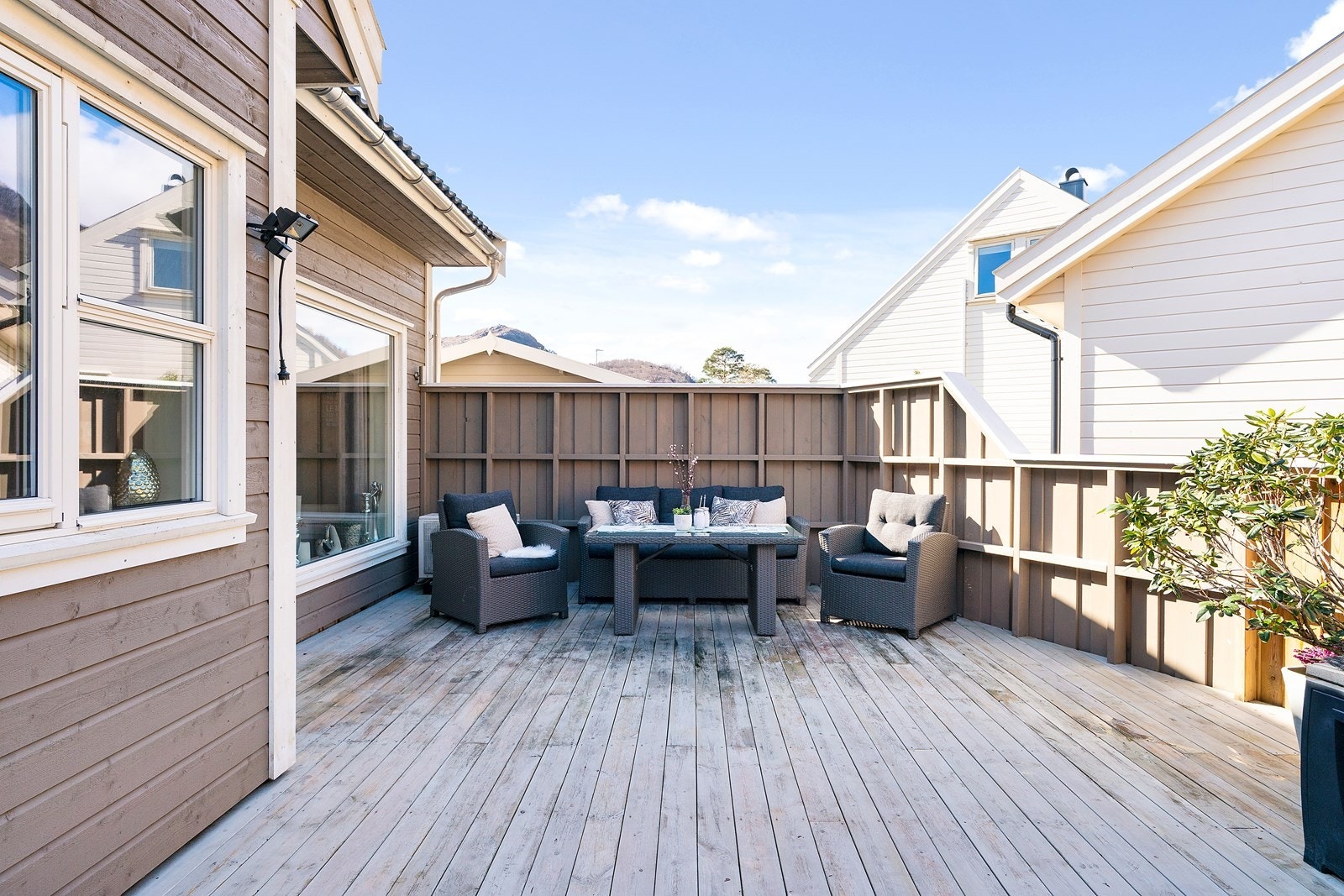 Her har du mange kjekke uteområder å velge i Galleribilde