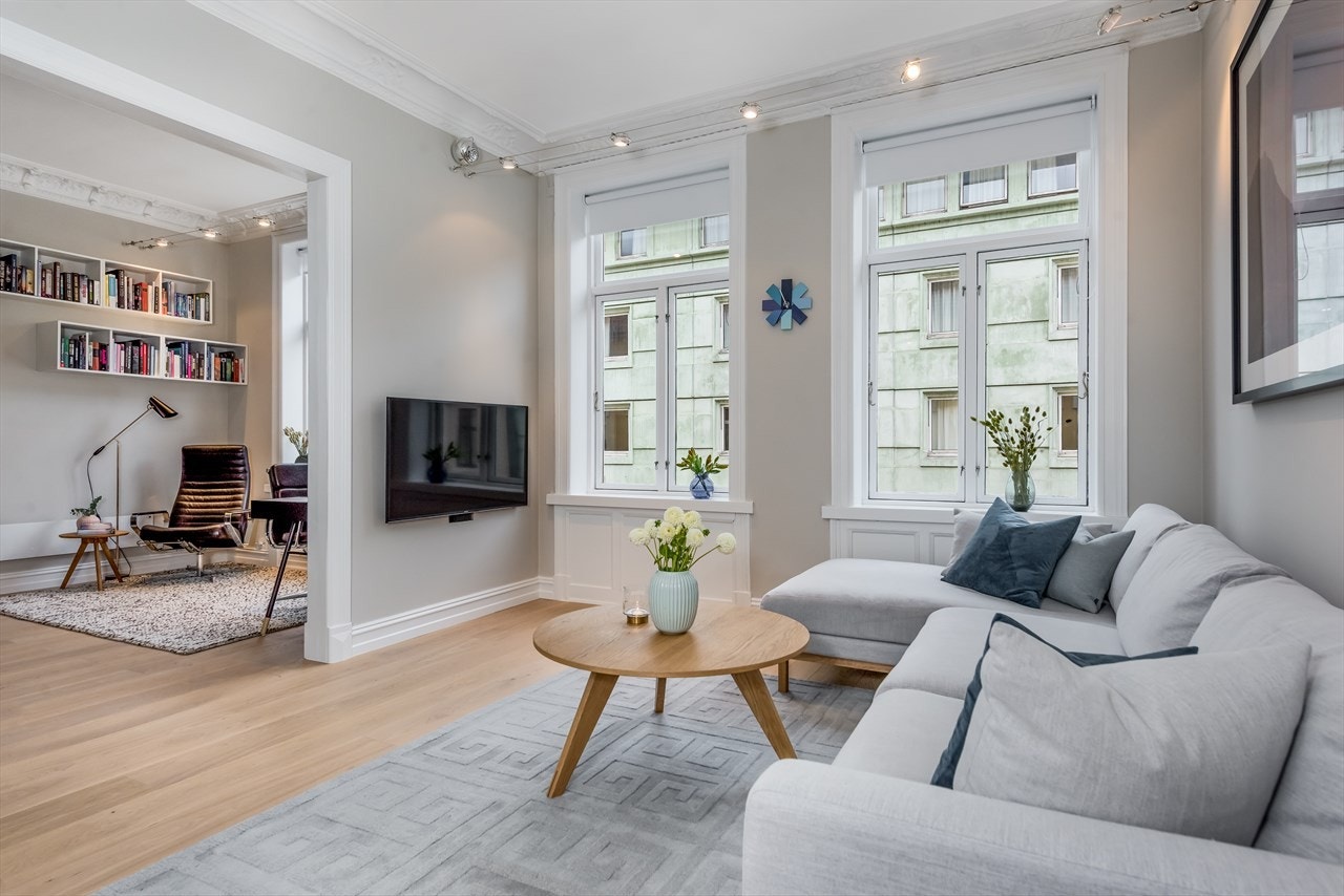 En særdeles attraktiv 4-roms selveierleilighet på hele 90 kvm. Galleribilde