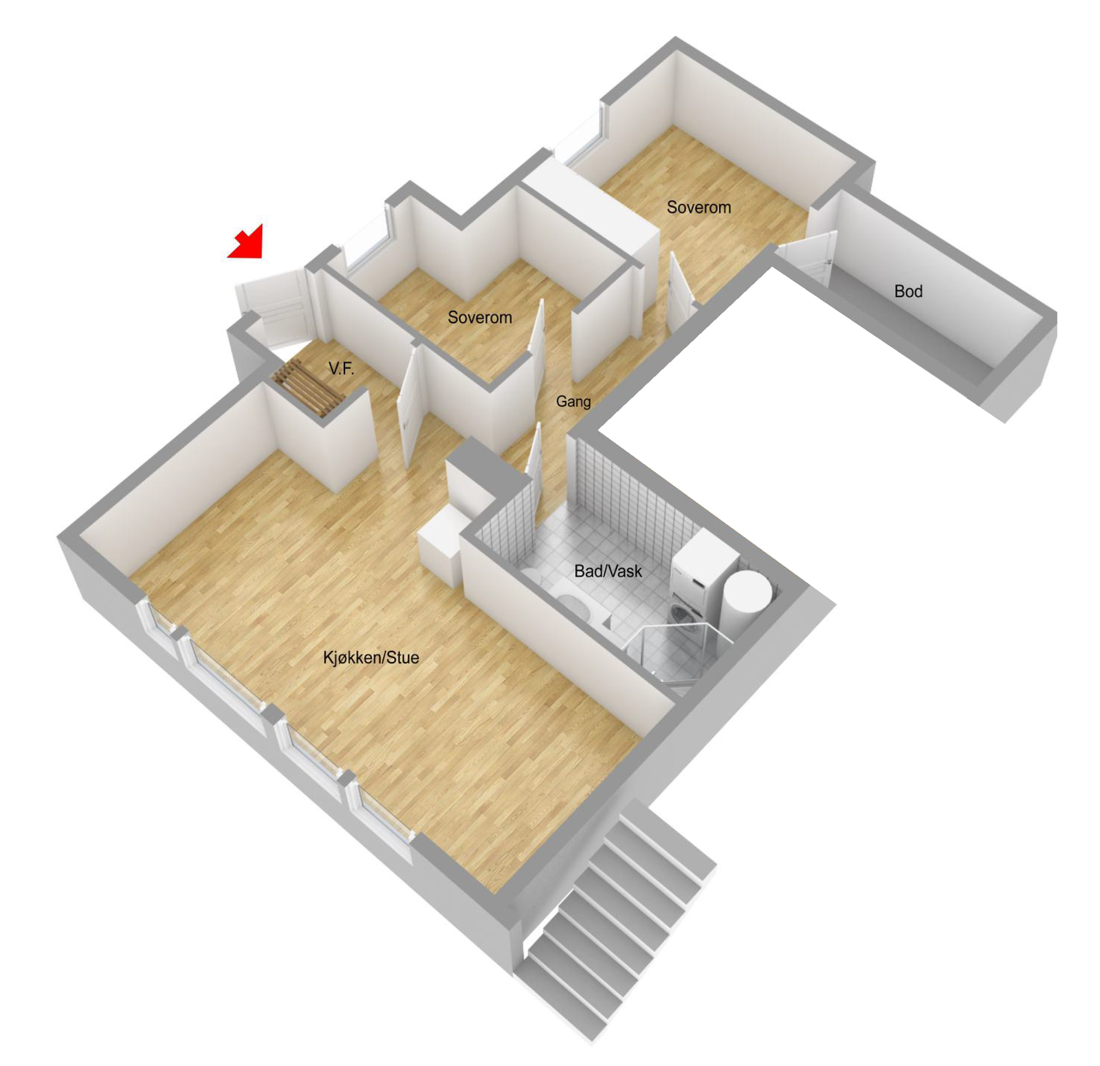 Romoversikt Galleribilde