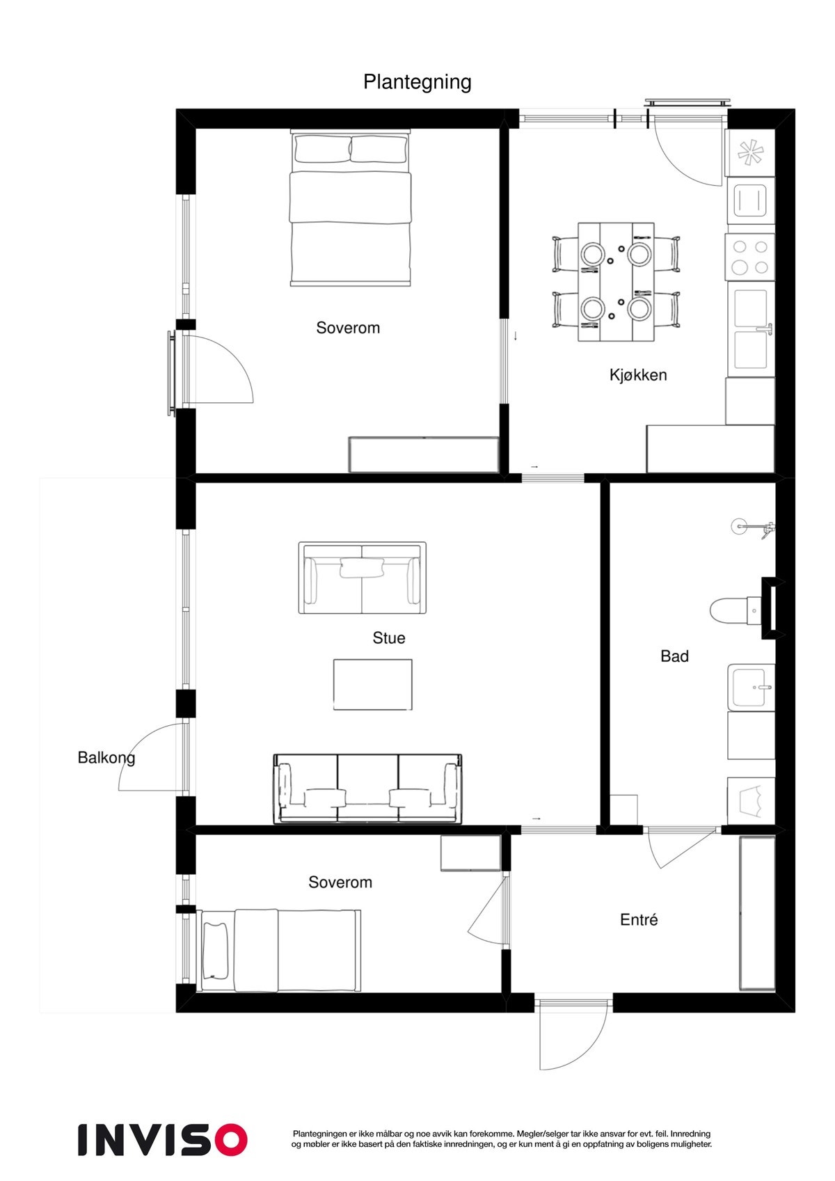 Plantegning Galleribilde