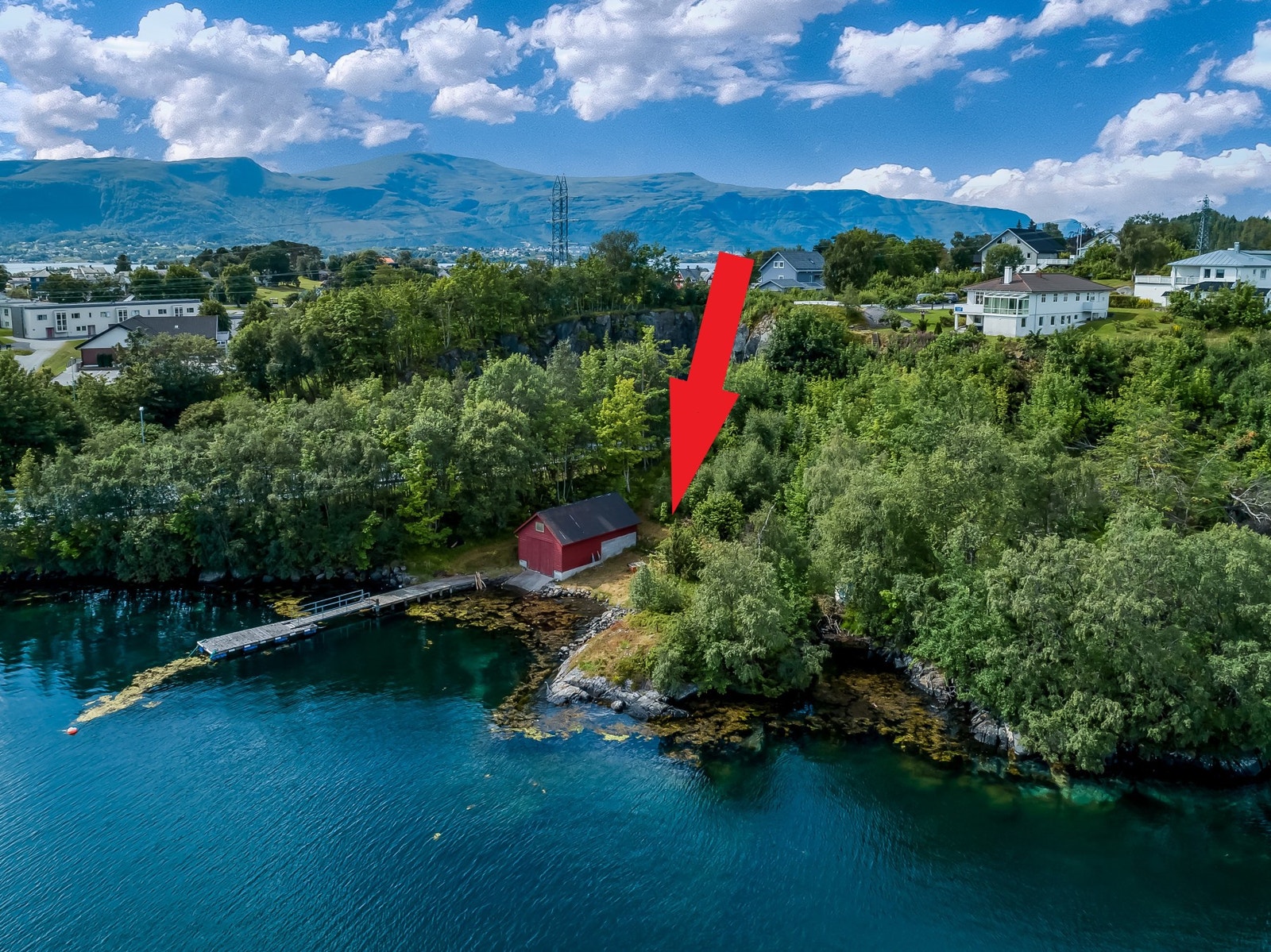 Flott nasuttomt rett nedenfor boligen. Galleribilde