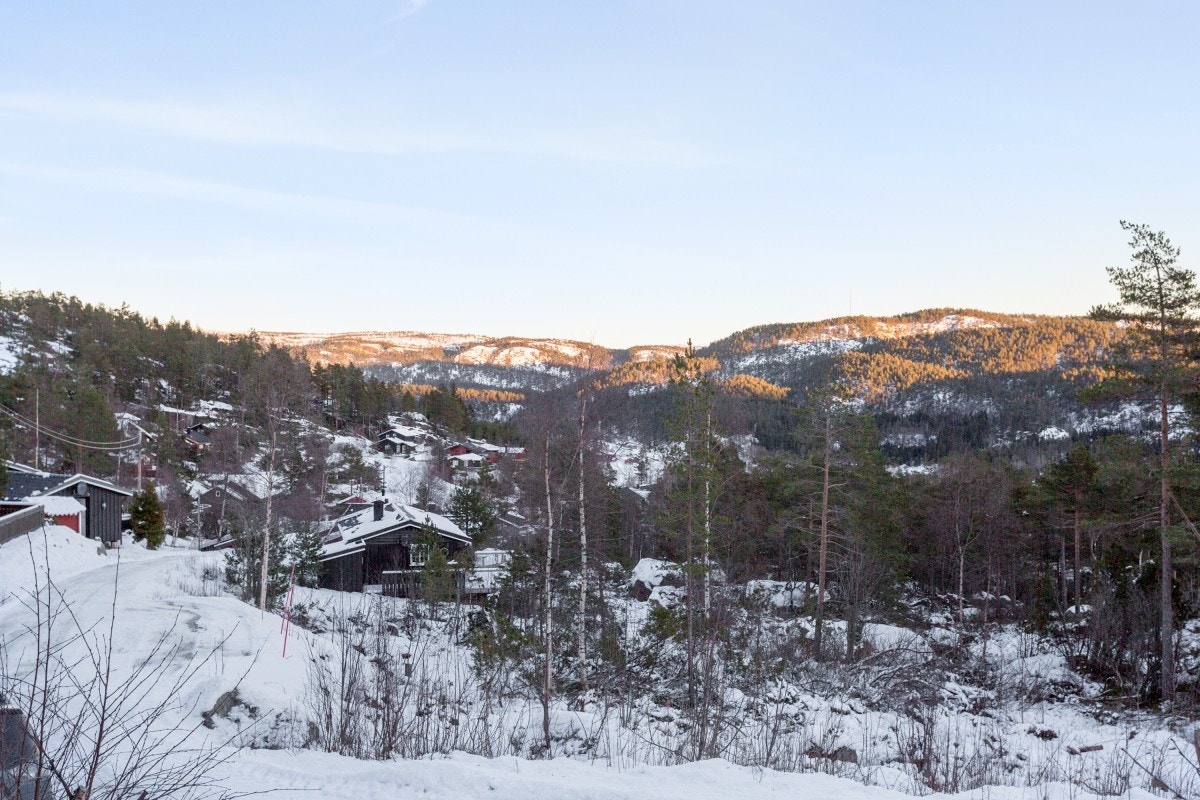 Utsikt fra terrassen Galleribilde