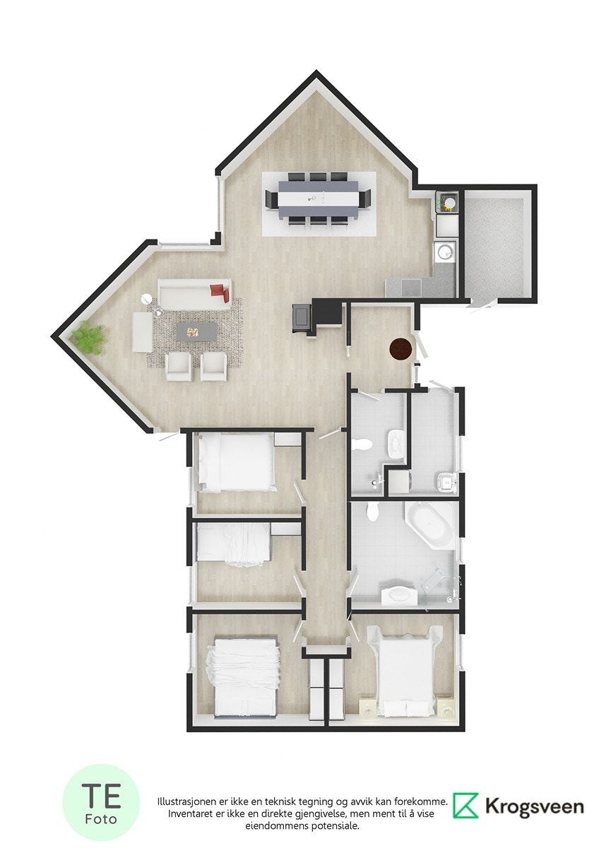 Plantegning Galleribilde