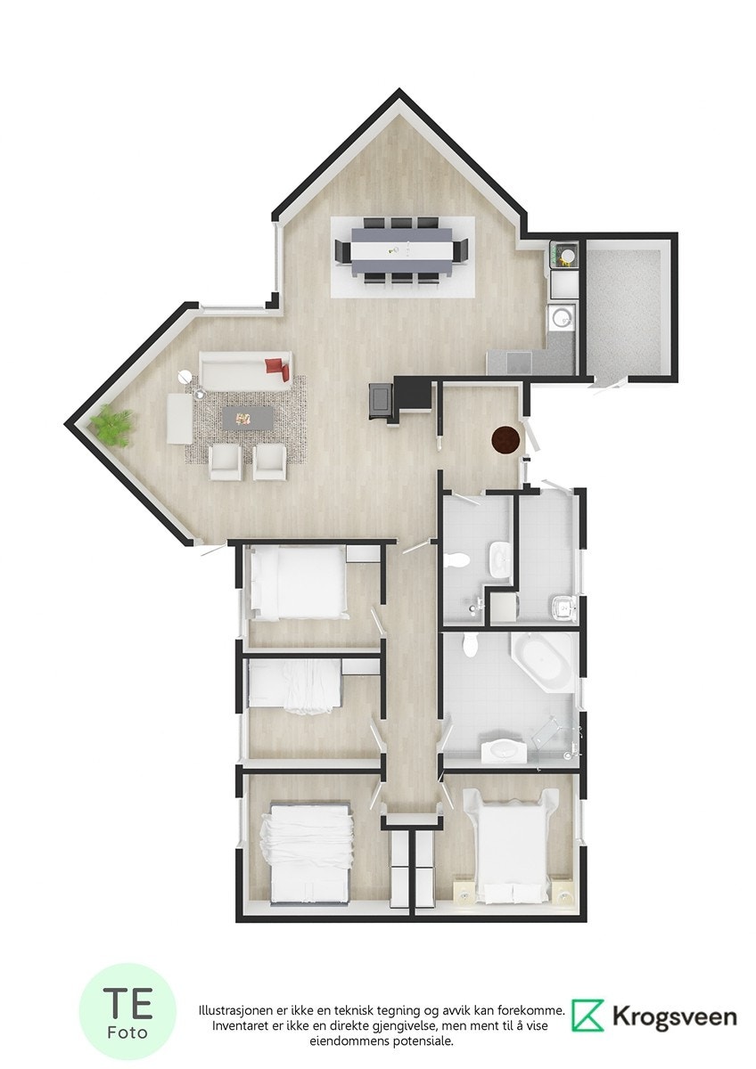 Plantegning Galleribilde