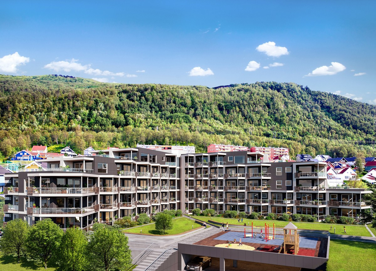 Omgivelsene og tomten stiller store krav til valg av arkitektur, løsninger og kvalitet