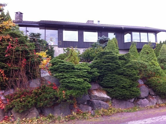 Huset sett fra Orrfuglstien Galleribilde