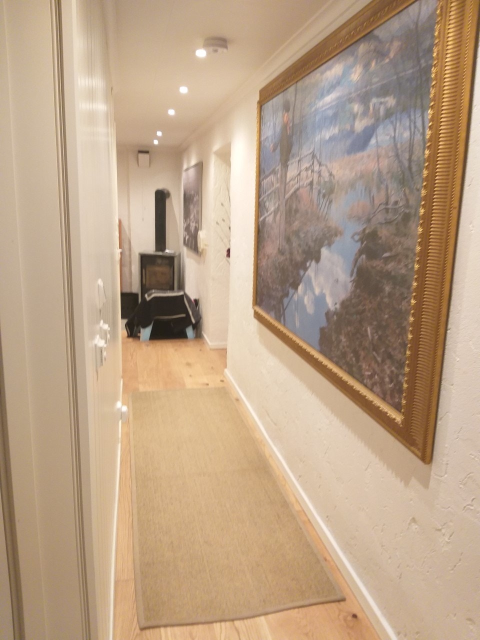 Gang med peis Galleribilde