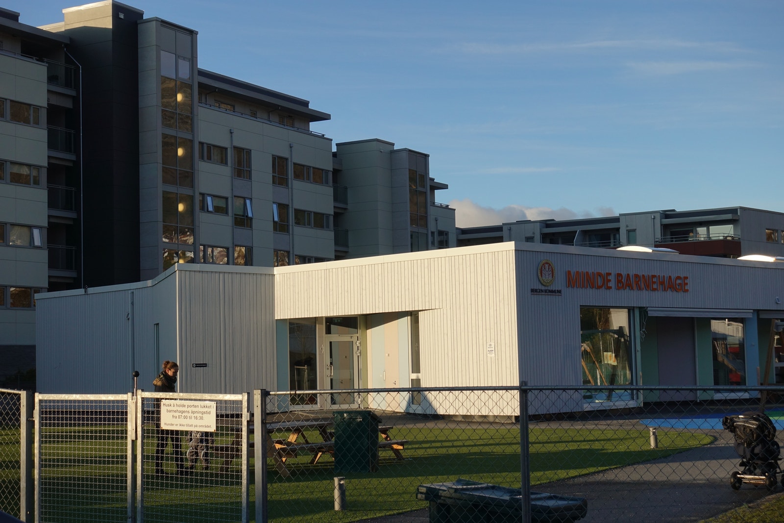 Barnehage er nærmeste nabo Galleribilde