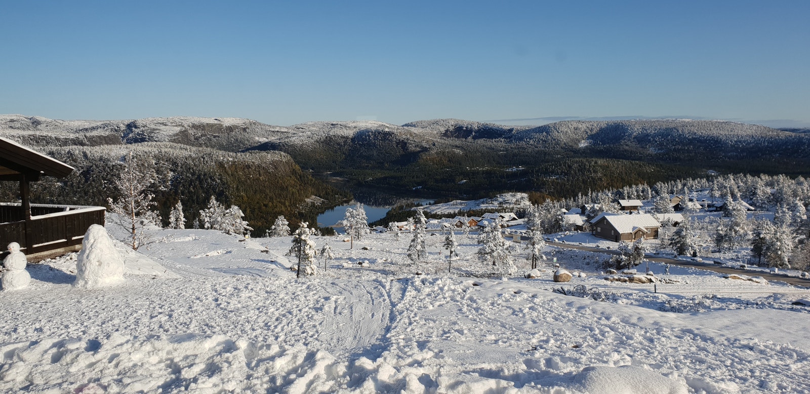 Utsikt fra terrasse (Høstferie 2019) Galleribilde
