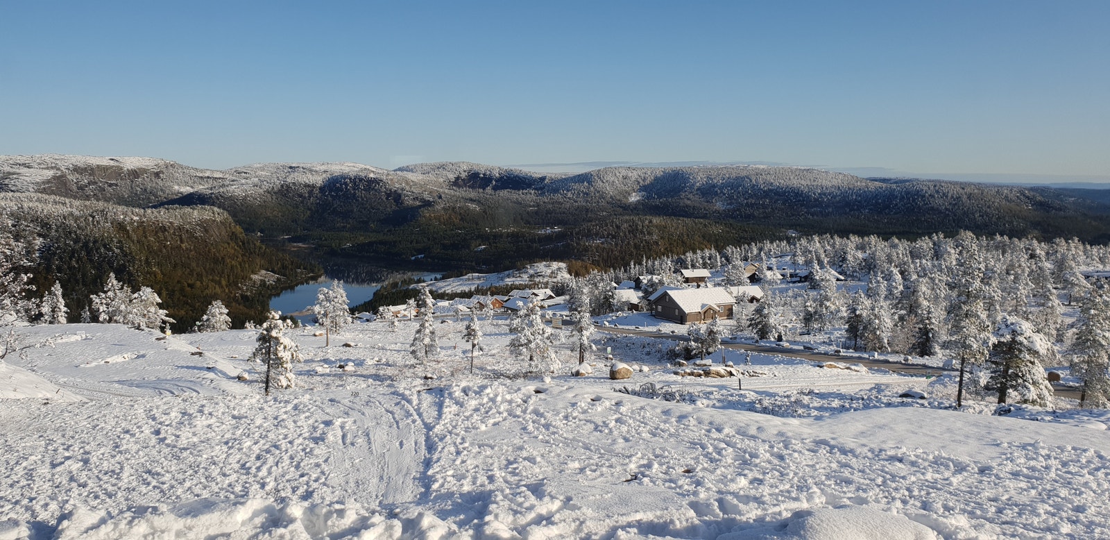 Utsikt fra terrasse (høstferie 2019) Galleribilde