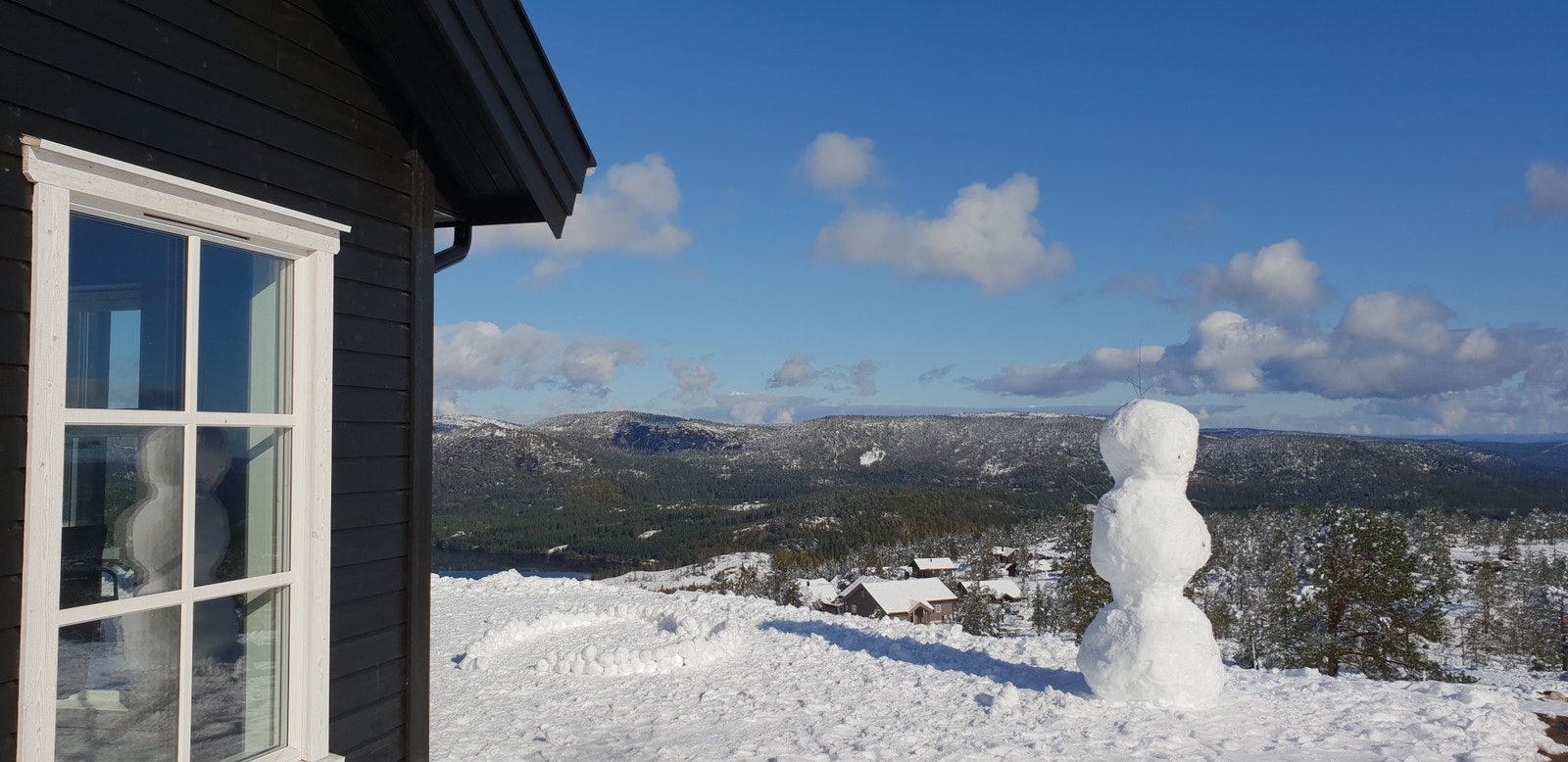 Utsikt fra terrasse (høstferie 2019) Galleribilde