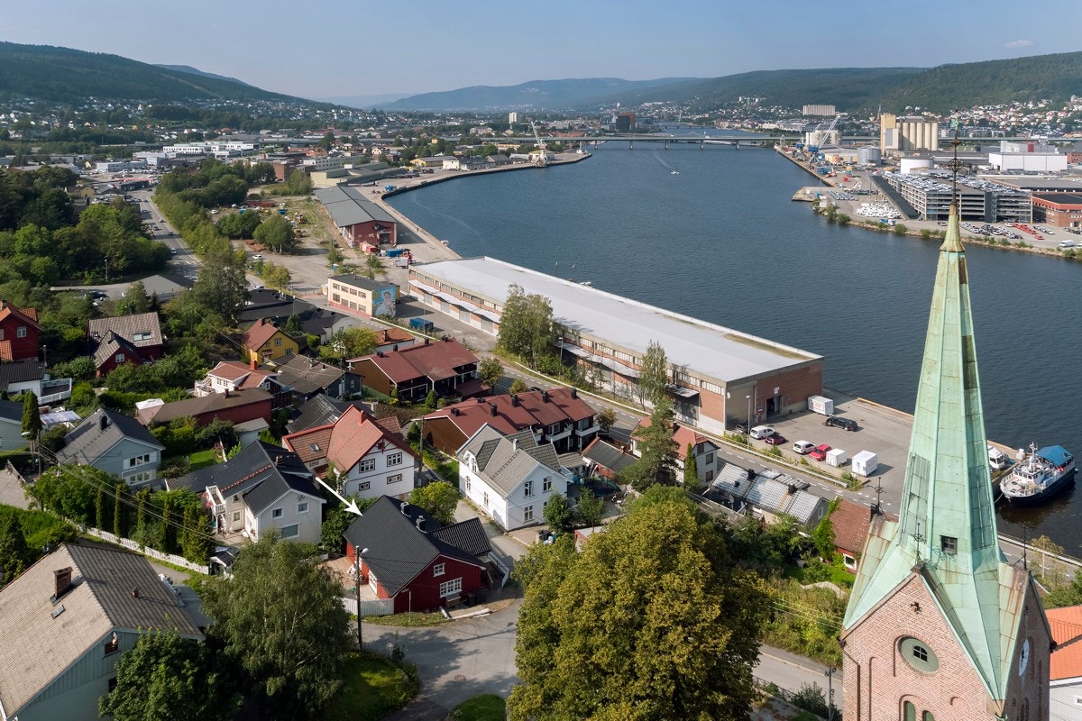 Tangen er et etablert og hyggelig område. Galleribilde