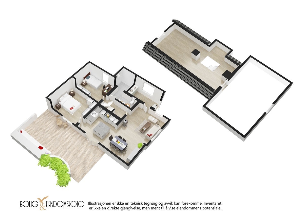 Plantegning Galleribilde