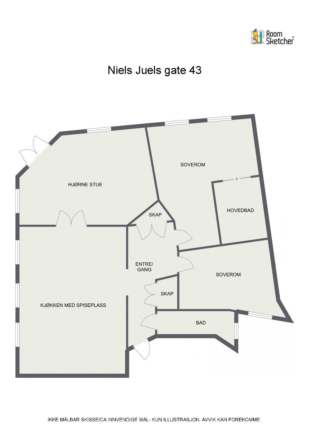 Plantegning Galleribilde