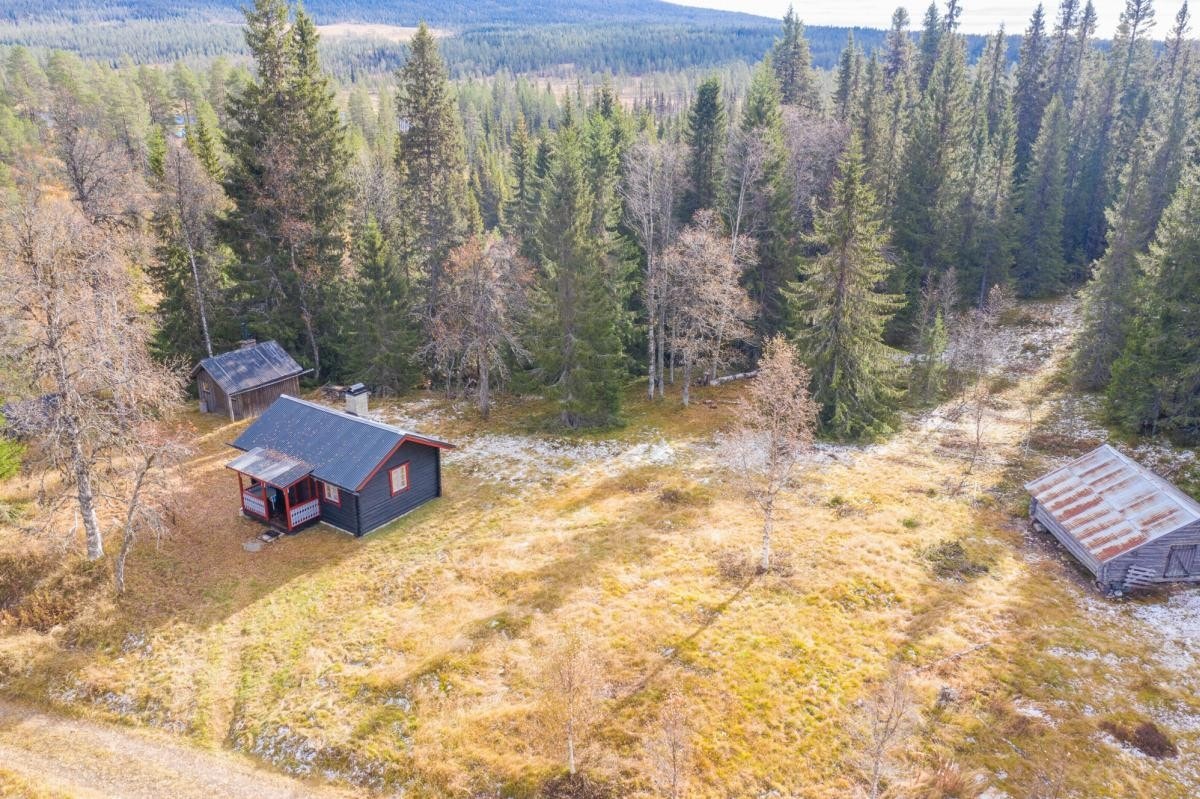 På eiendommen har du fritidsbolig, sommerfjøs, anneks og uthus. Galleribilde