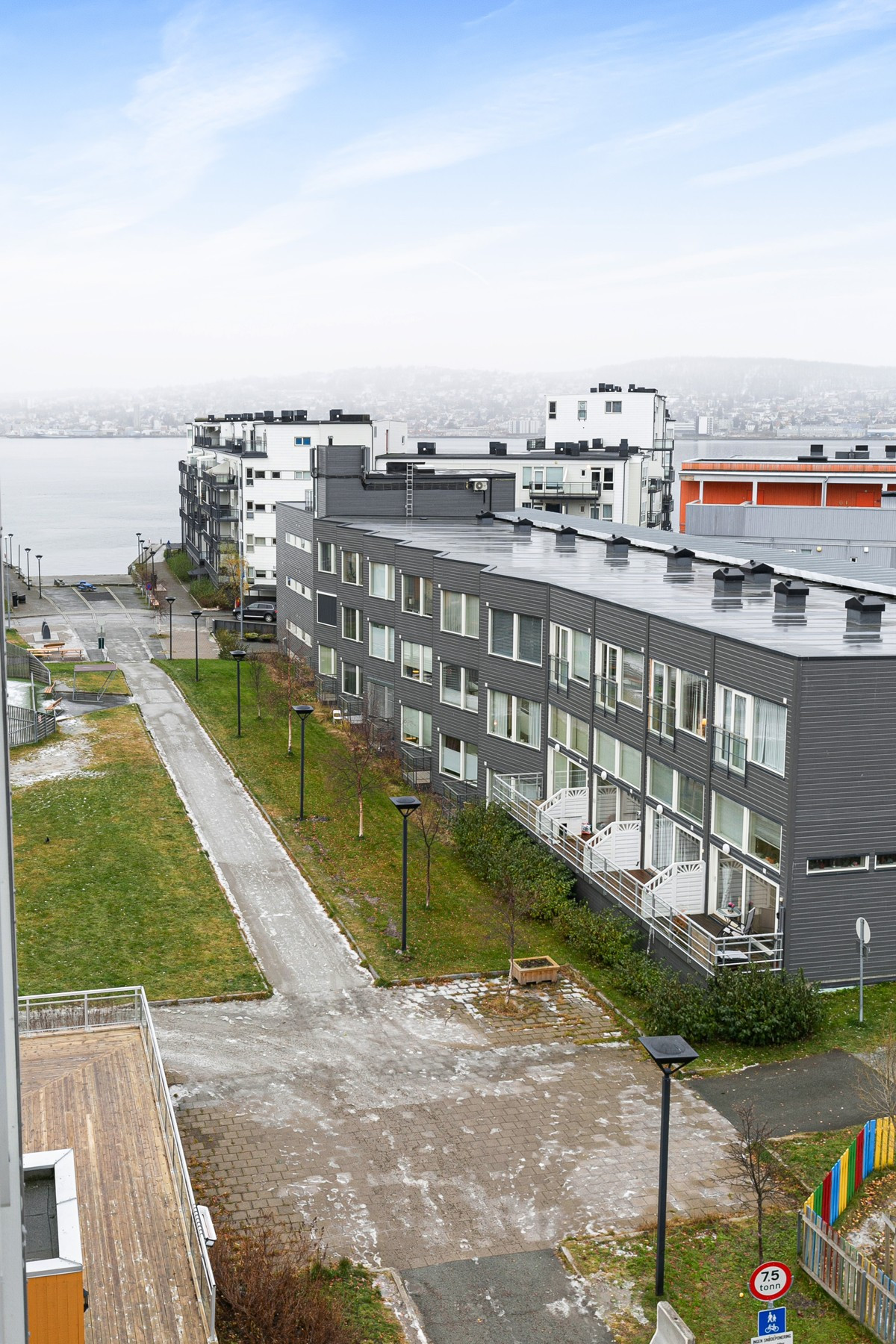 Utsikt mot området og Tromsøya