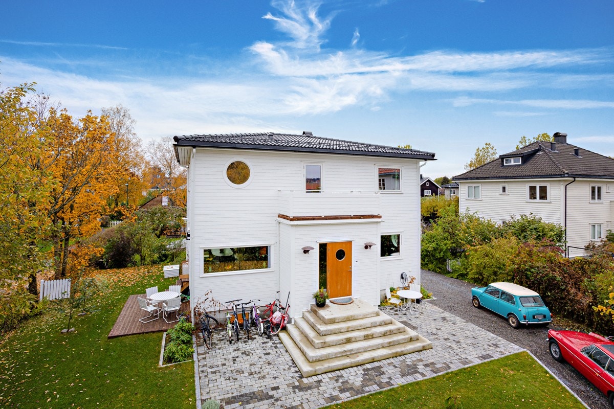 Eiendommen ligger i et veletablert og fasjonabelt boligområde på Blindern/Ullevål. Galleribilde