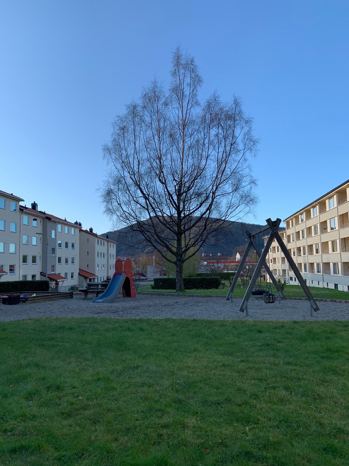 Lekeplass og hage Galleribilde