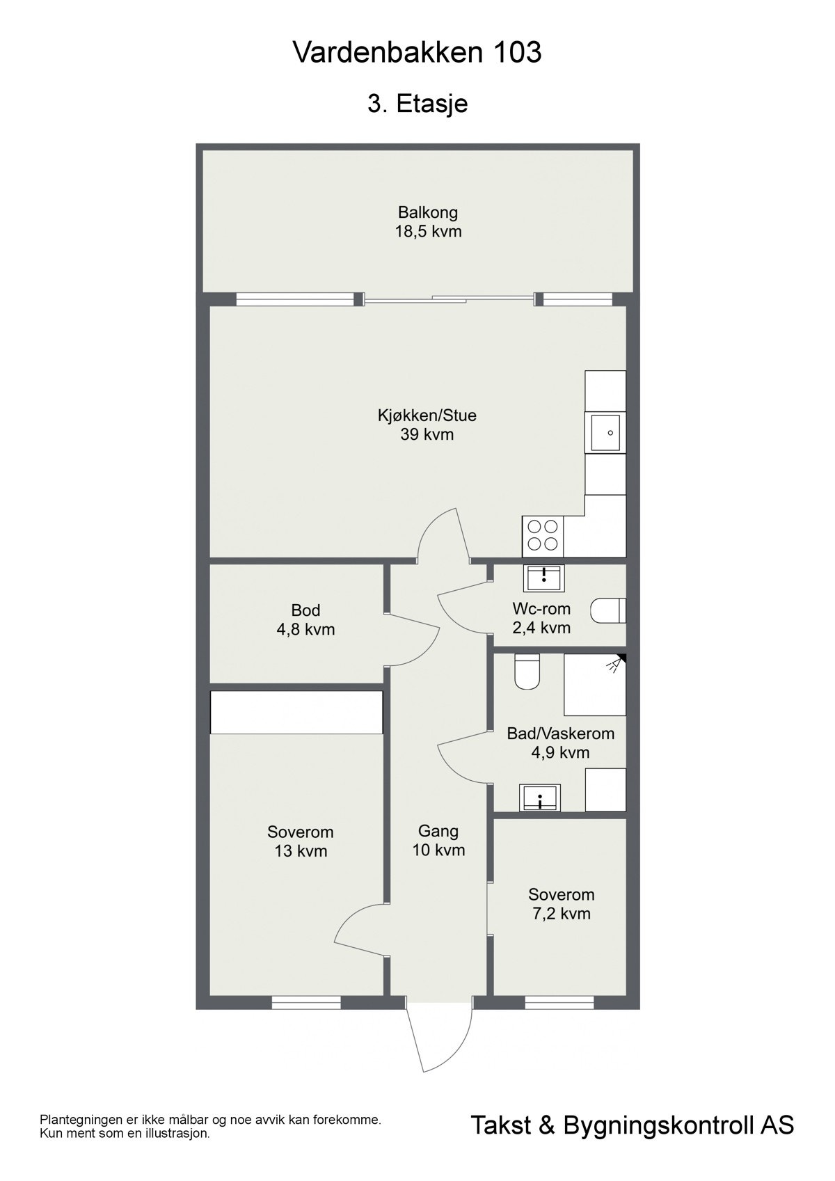 Plantegning Galleribilde