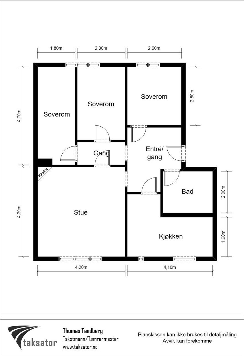 Plantegning 4.etasje. Galleribilde