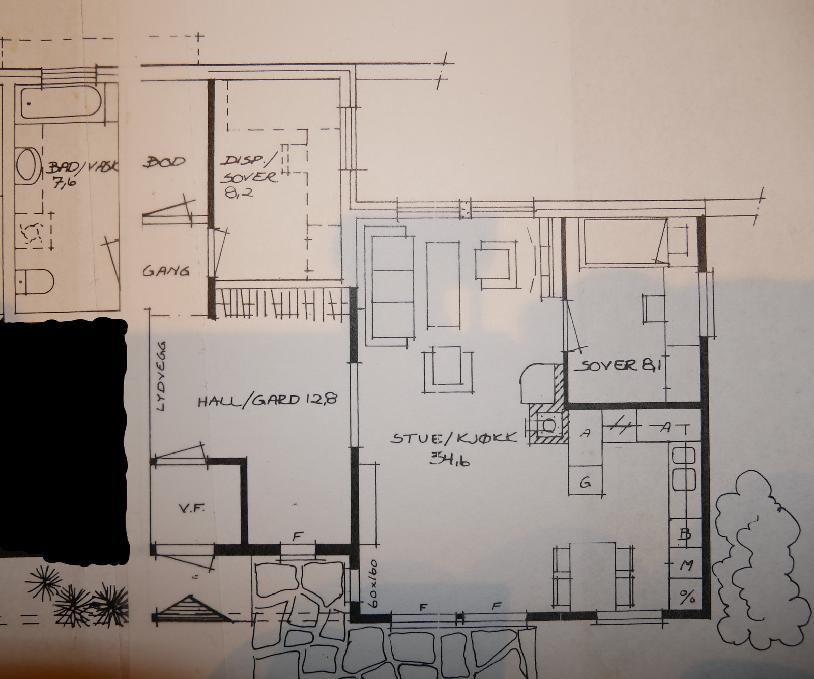 Planskisse Galleribilde