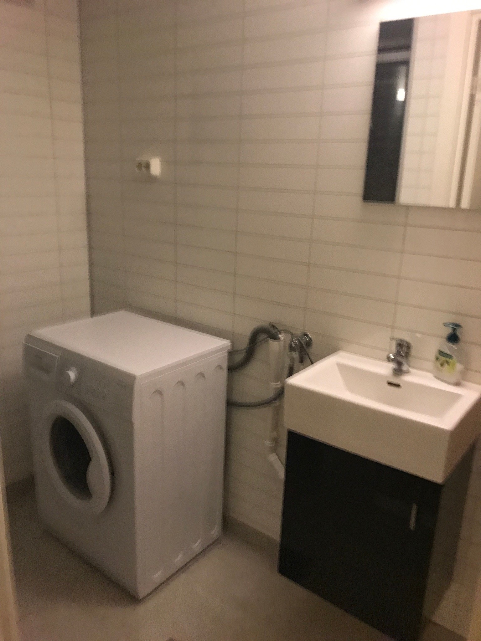 Vaskemaskin på bad Galleribilde