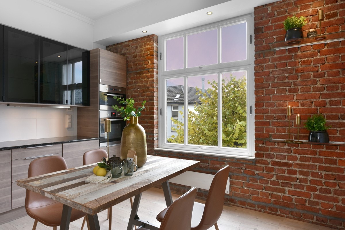 Her titter solen inn om morgenen og gir en lys, fin start på dagen. Galleribilde