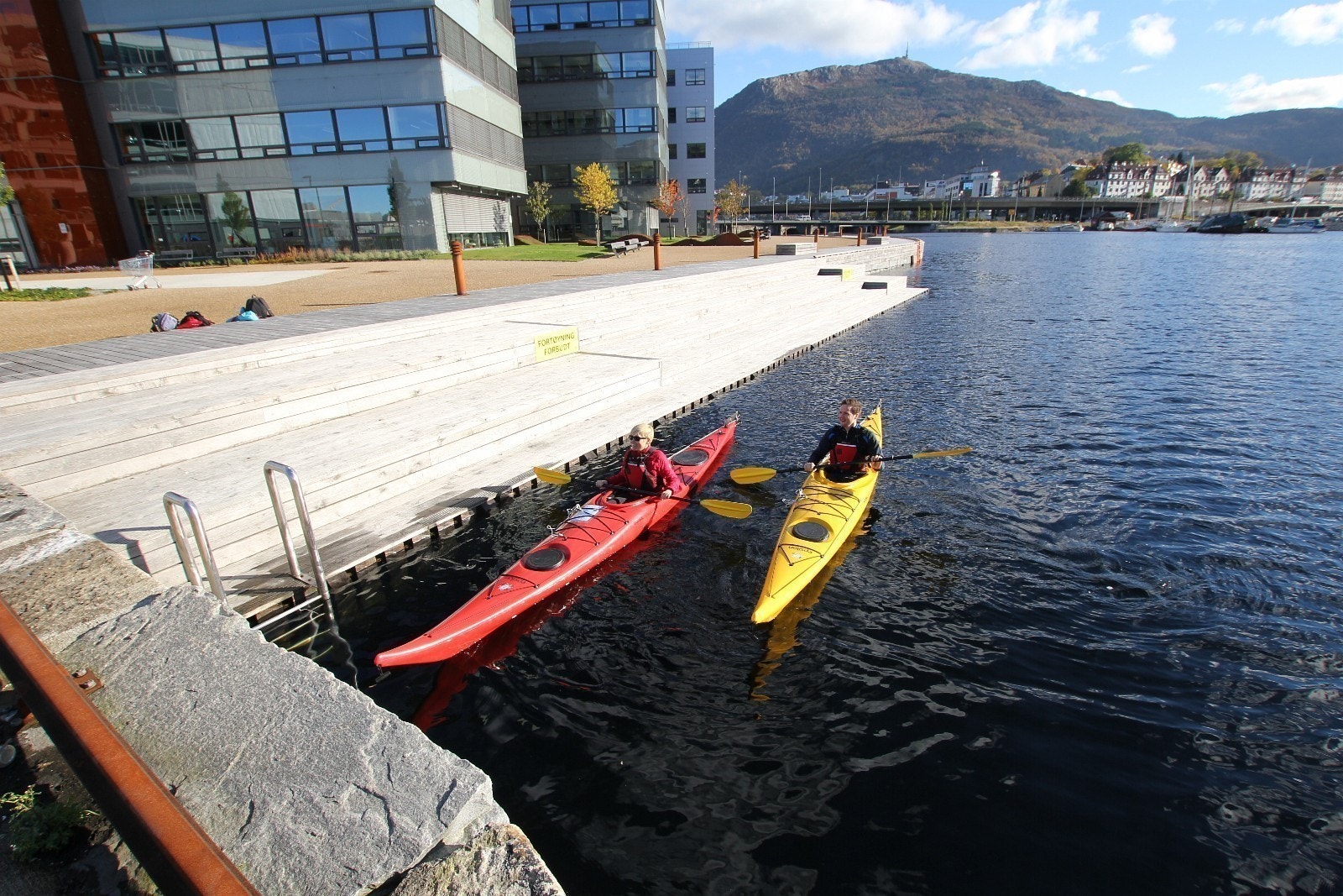 En kajakktur etter jobb Galleribilde
