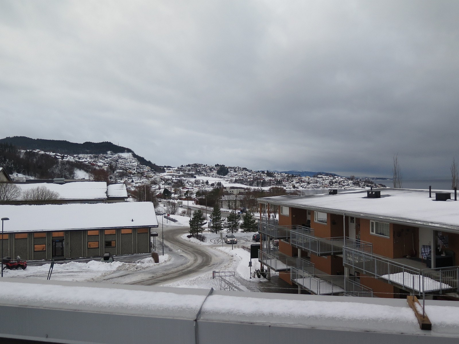 Utsikt fra takterrassen Galleribilde