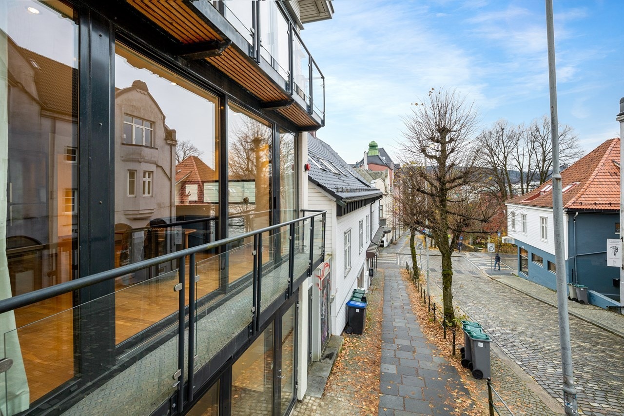 Balkongene er nordvestvendt Galleribilde