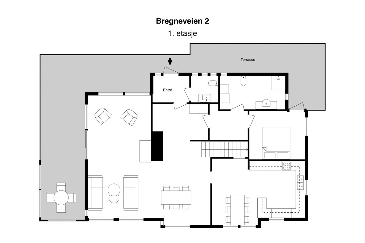 Planskisse 1. etasje