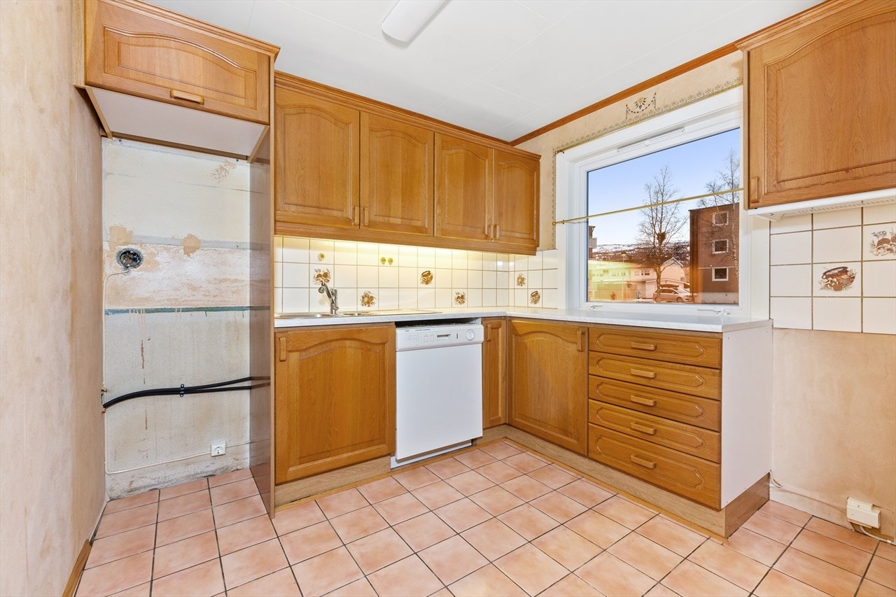 Her kan kokken boltre seg, etter et lite ansiktsløft. Galleribilde