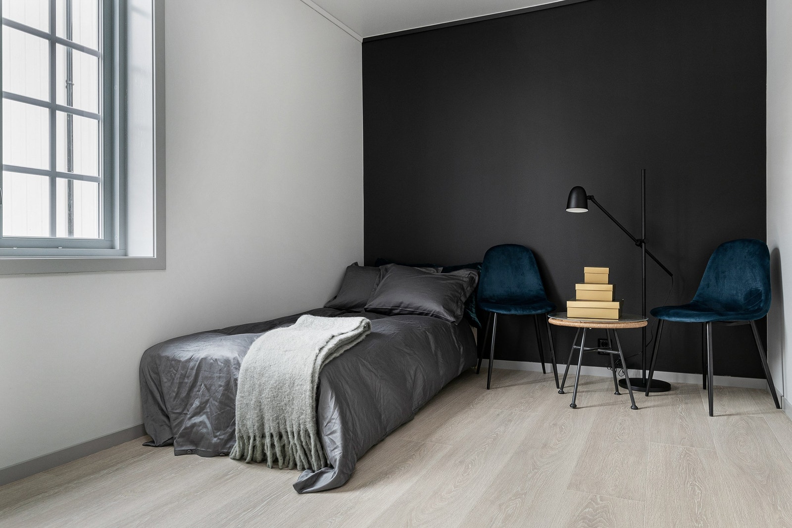 Soverommet til venstre fra kjøkkenet er ca. 9 kvm. Galleribilde