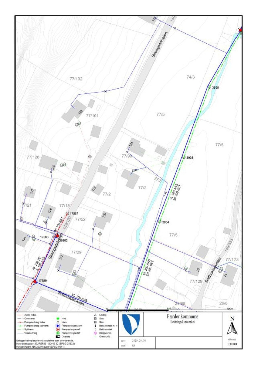 Ledningskart Galleribilde