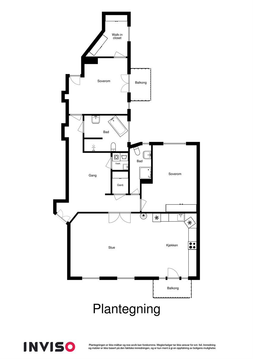 Plantegning Galleribilde
