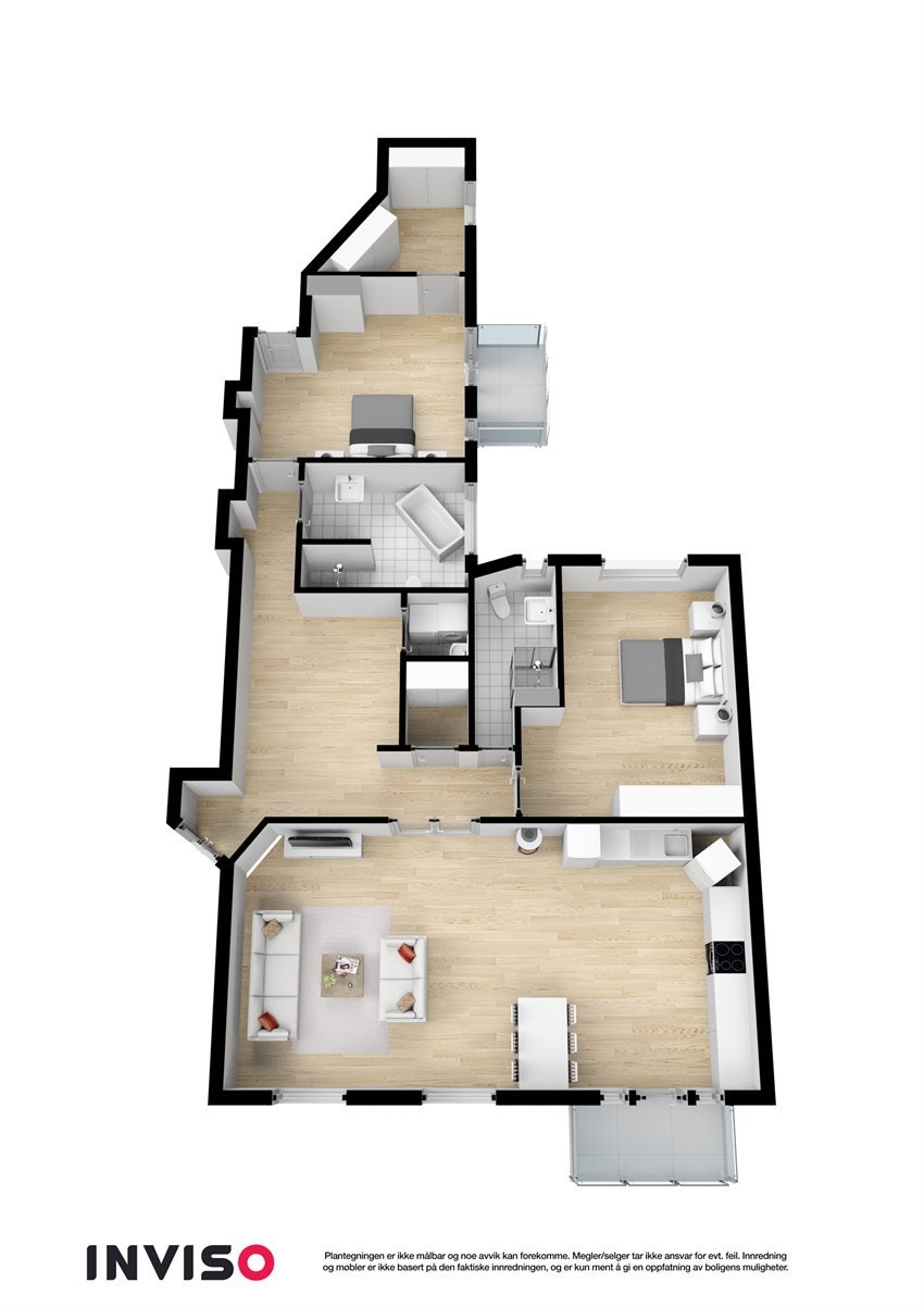 Plantegning Galleribilde