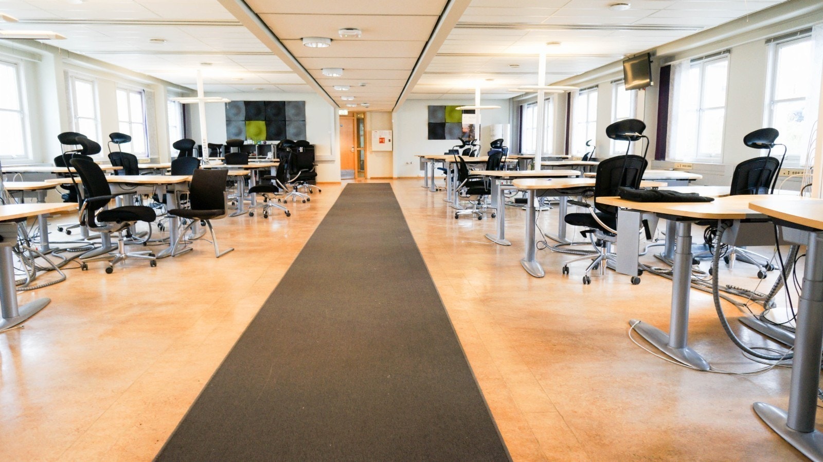 3. etg. Åpent kontorlandskap (kan tilpasses etter behov med inndeling etc.). Galleribilde