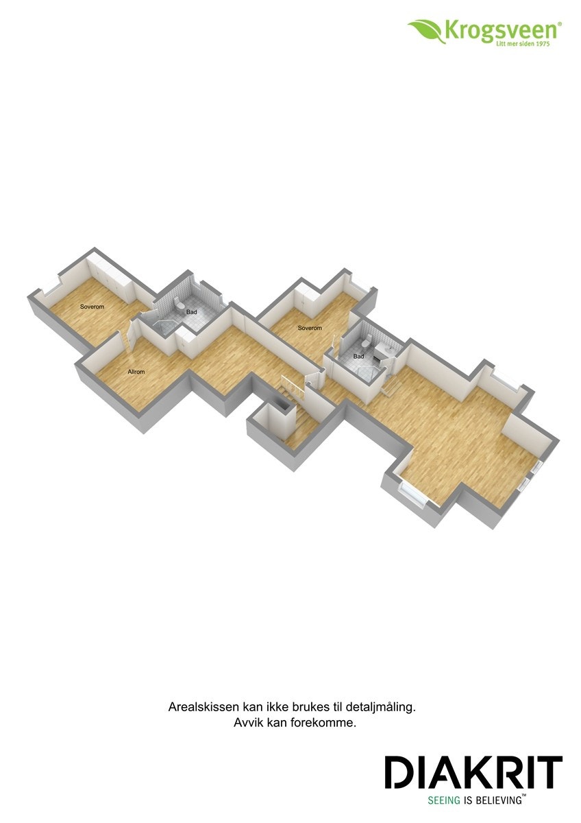 Plantegning 2. etasje Galleribilde