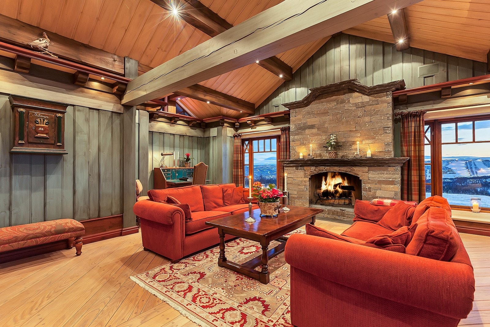 Bedre utsikt er det vanskelig å tenke seg til på Geilo Galleribilde